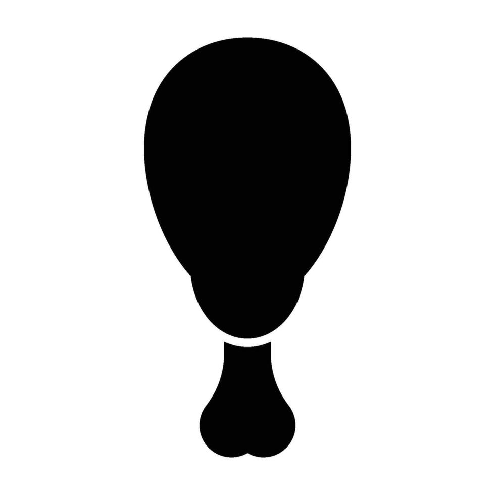 Chicken Thigh icon vector