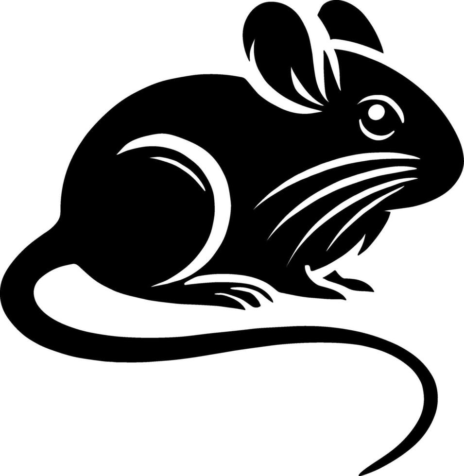 Adorable Gerbil Design vector