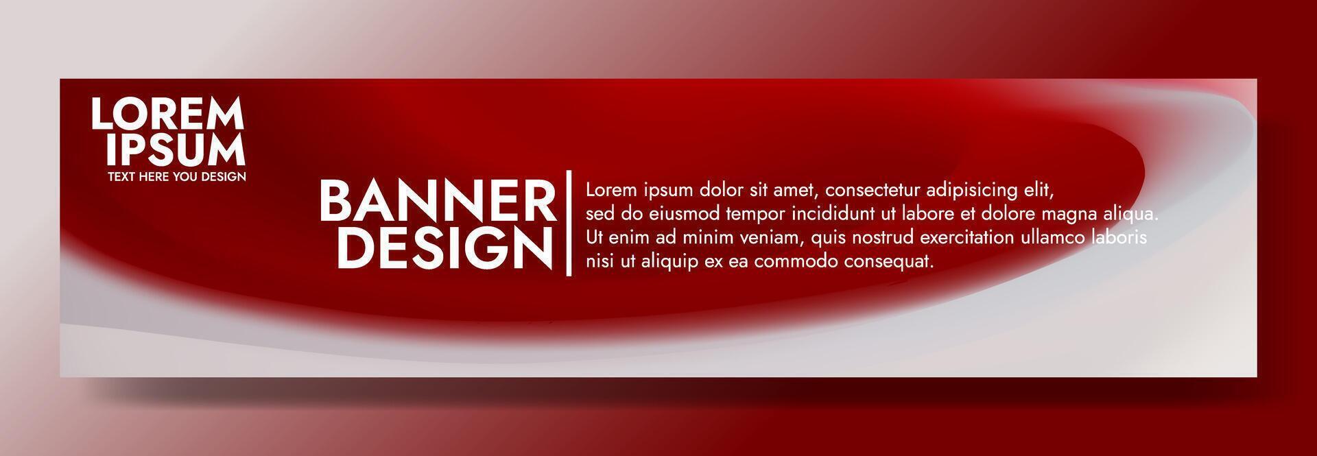 Abstract Red Backgrond Template, Modern Website Header vector