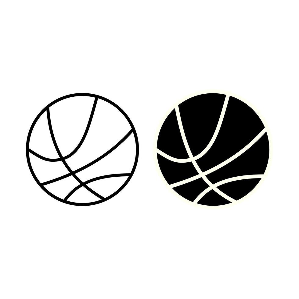 Basketball ball icon. Basketball logo icon vector