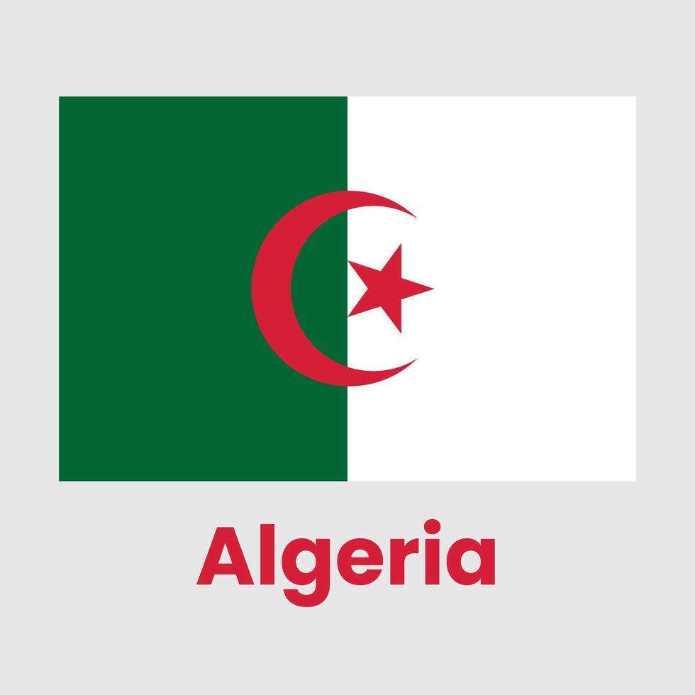 Algeria country flag vector