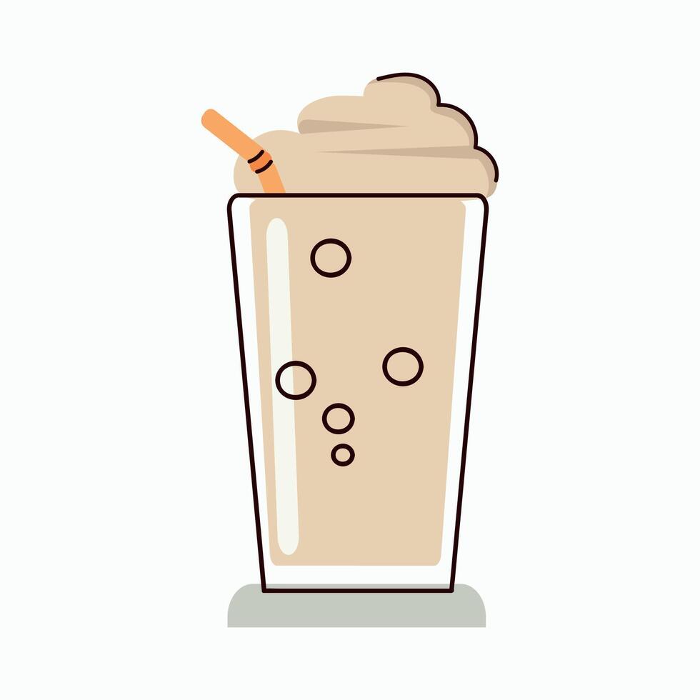 Milkshake icon clipart avatar logotype isolated illustration vector