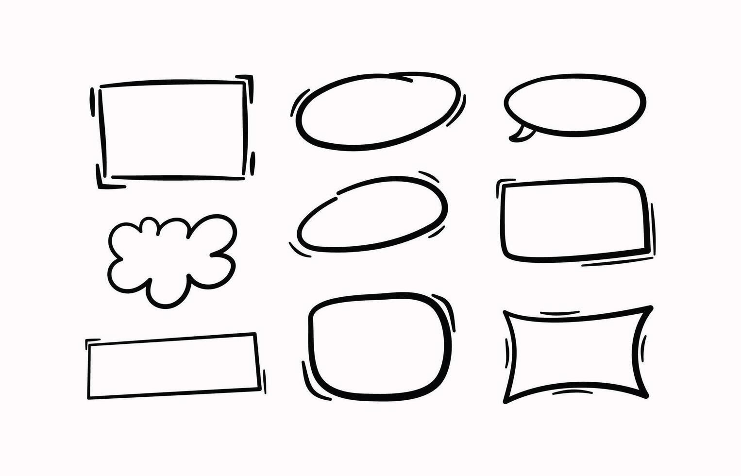 Quote speech bubbles collection vector