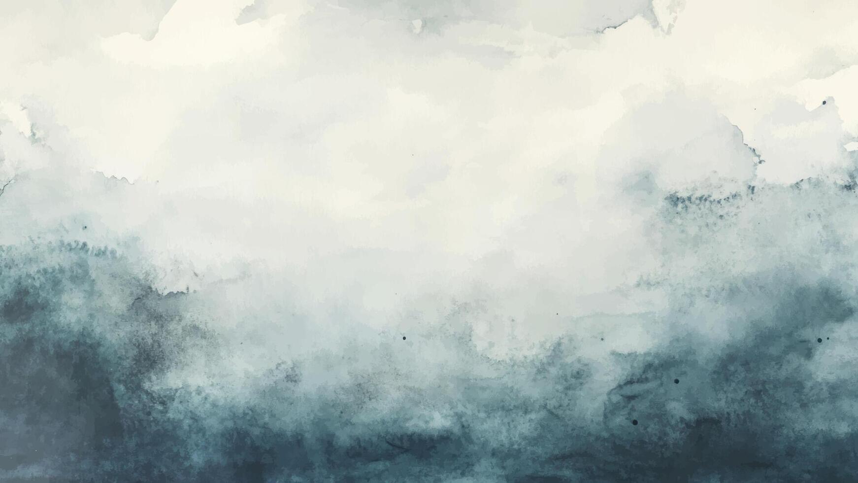 Hand drawn abstract background texture. Brush stroked painting pastel blue green color watercolour backdrop vector