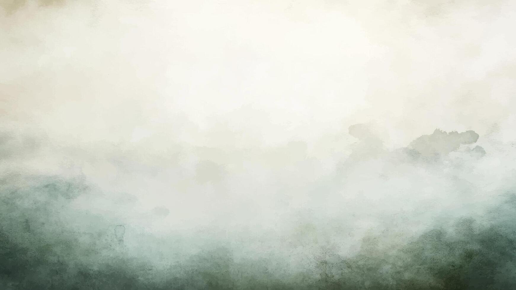 Hand drawn abstract background texture. Brush stroked painting pastel green beige color watercolour backdrop vector