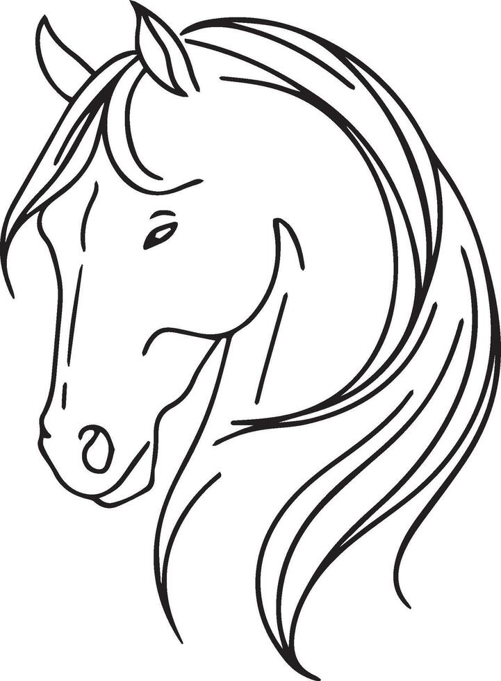 Creative Horse Symbol Design Illustration vector