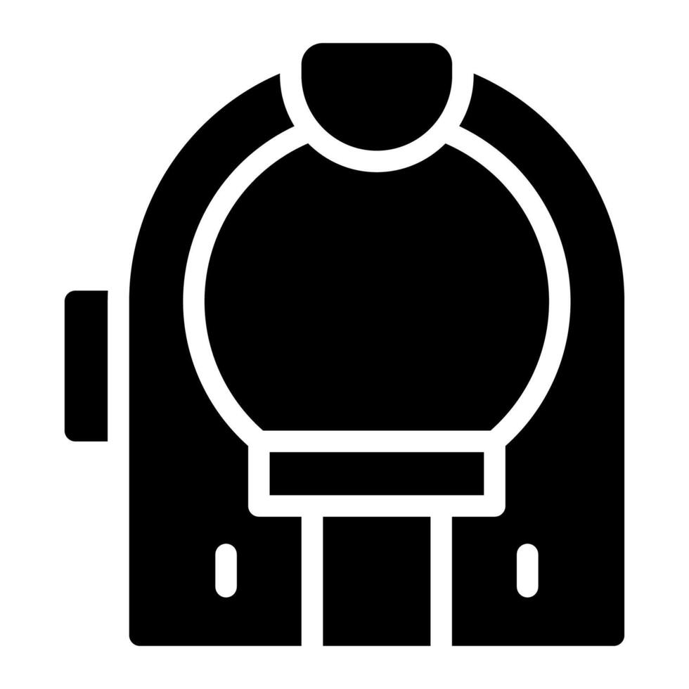 resonance scan glyph icon vector