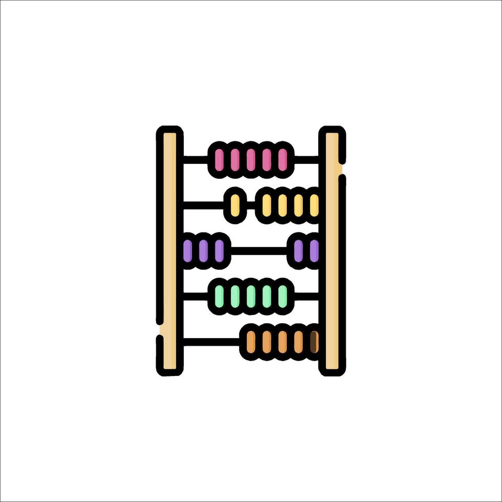 Abacus icon illustration vector