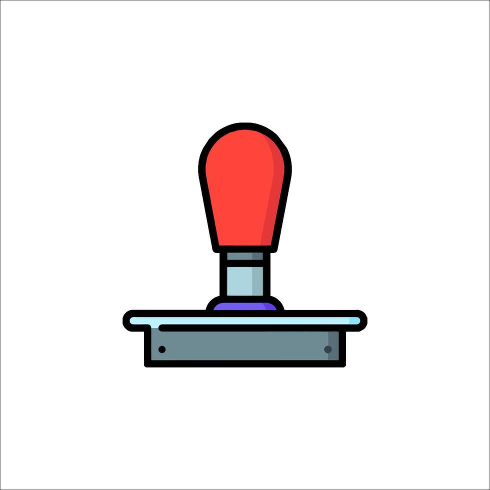 A red button on a white background vector