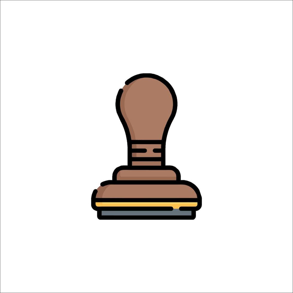 A stamp on a white background vector