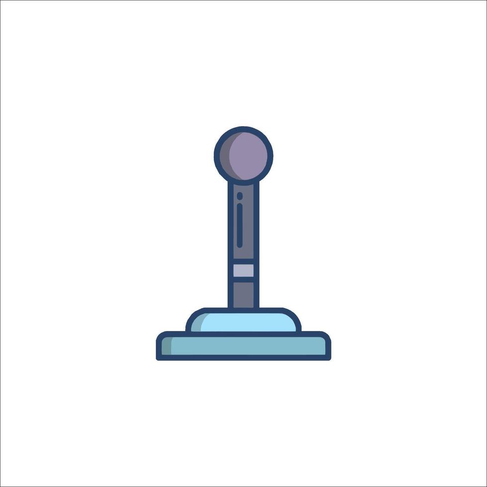 A microphone icon on a white background vector