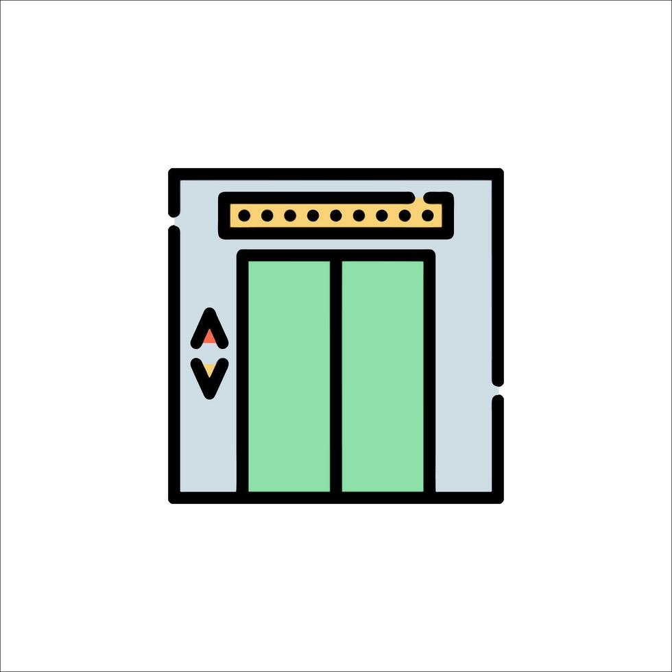 Elevator icon illustration vector