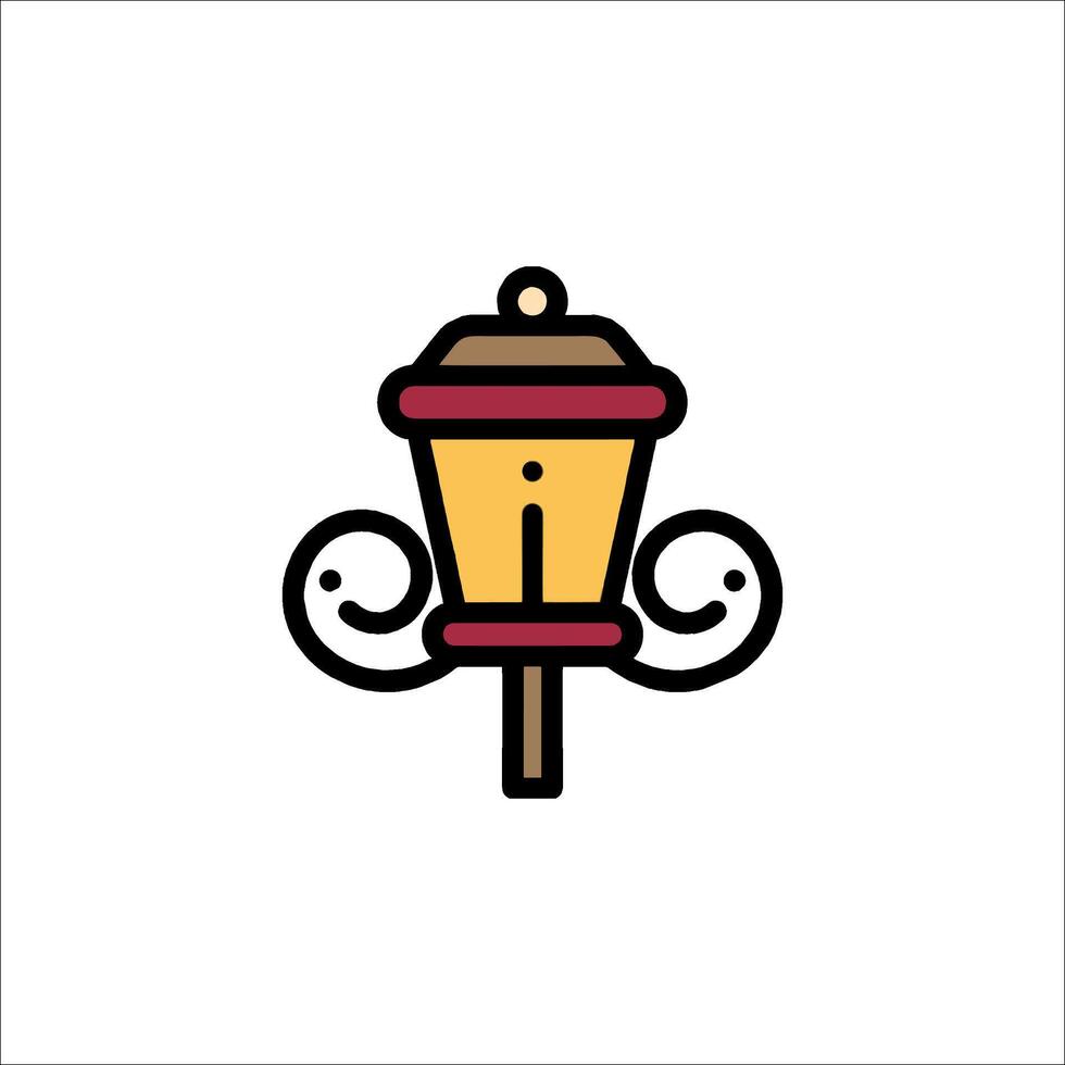 A bird feeder with a bird on it vector