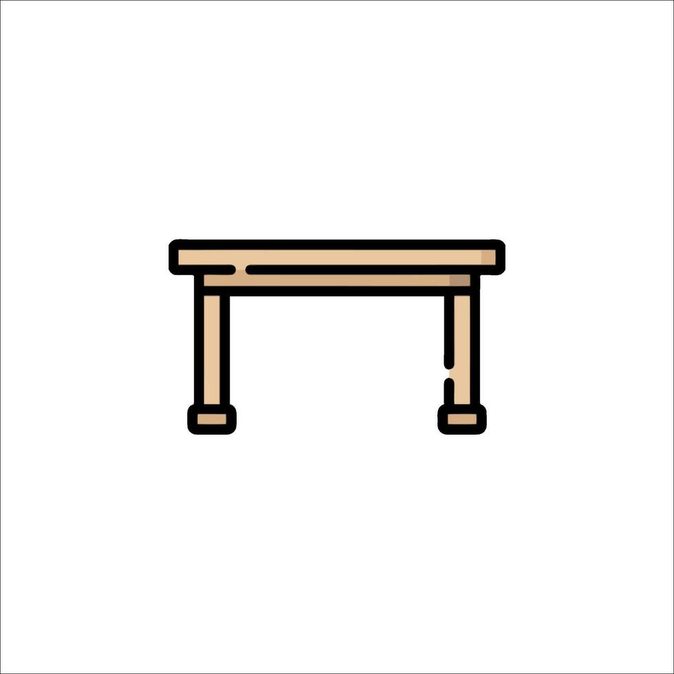 Table icon illustration vector