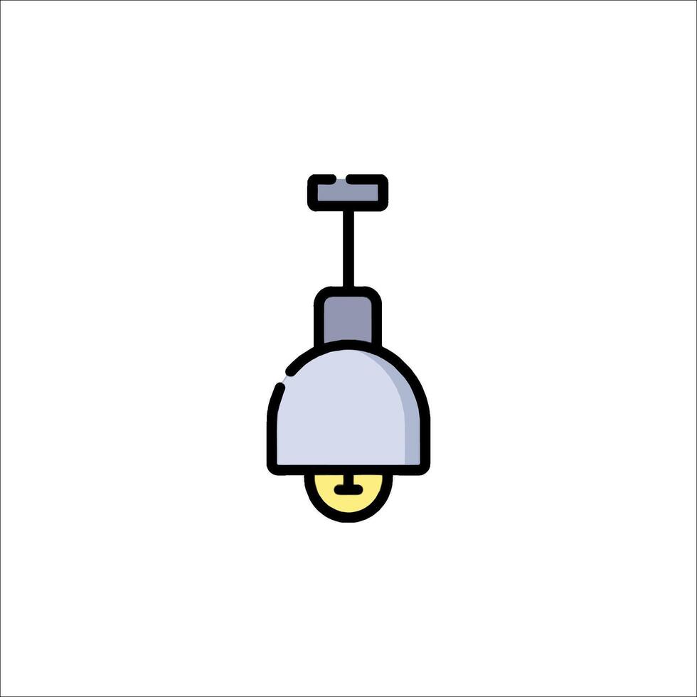 A light bulb icon on a white background vector