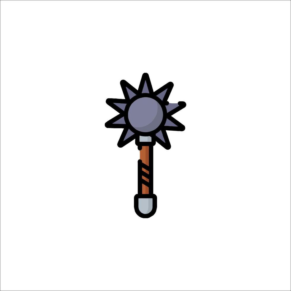 A star shaped weapon icon on a white background vector