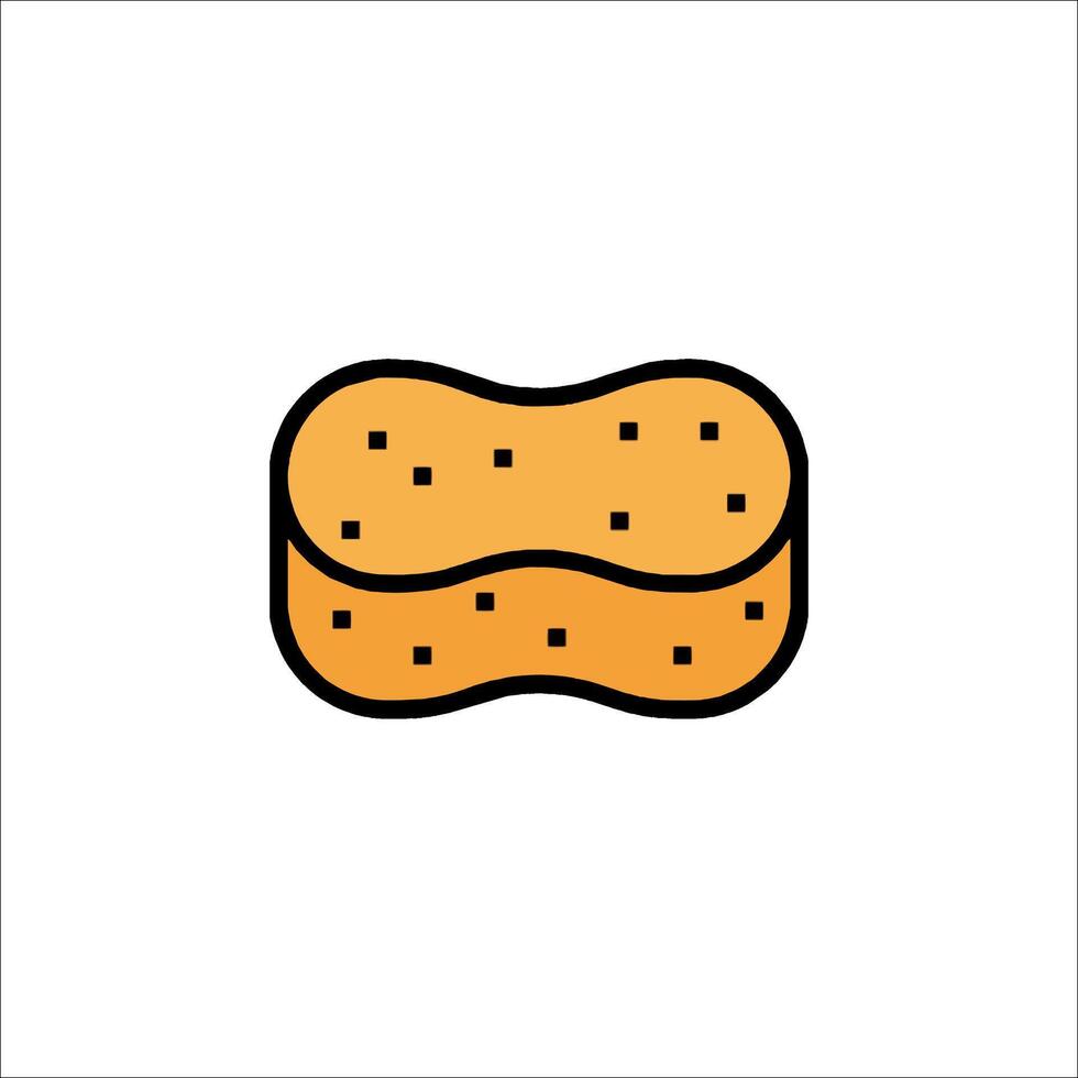 A cookie icon on a white background vector