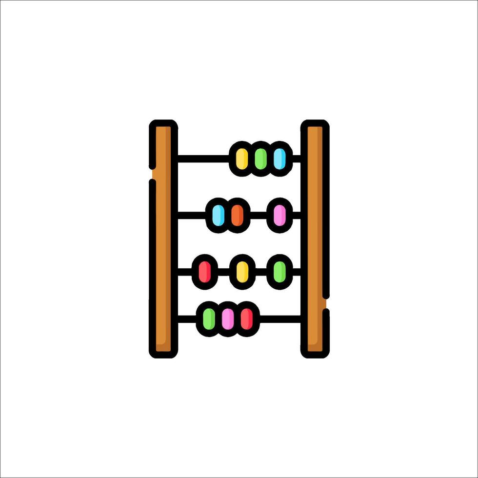 Abacus icon illustration vector