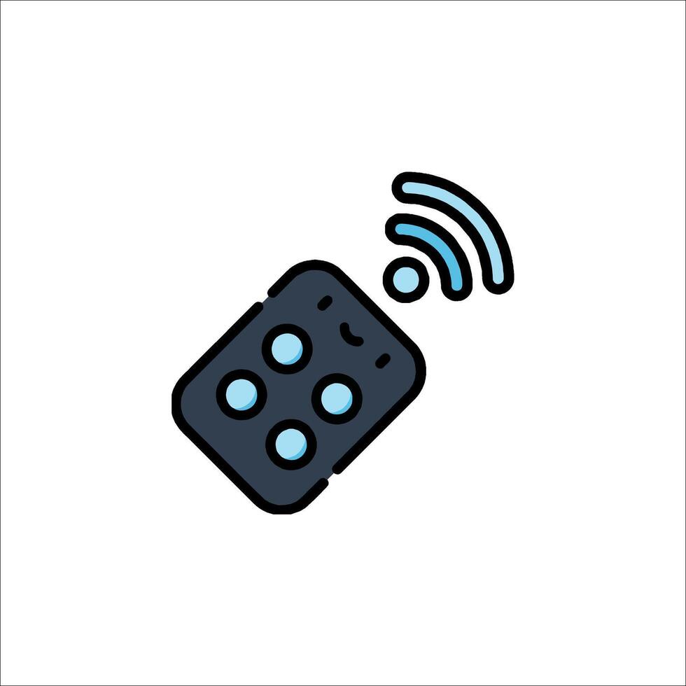 A remote control icon on a white background vector