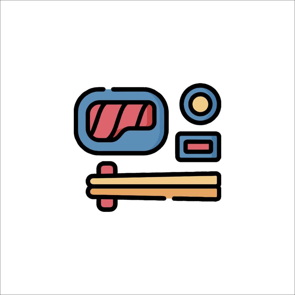 A line drawing of a knife and fork vector