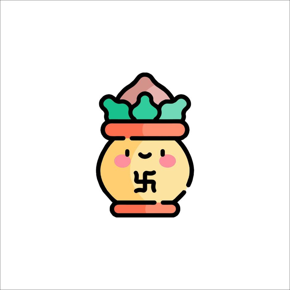 A cartoon jar with a crown on it vector