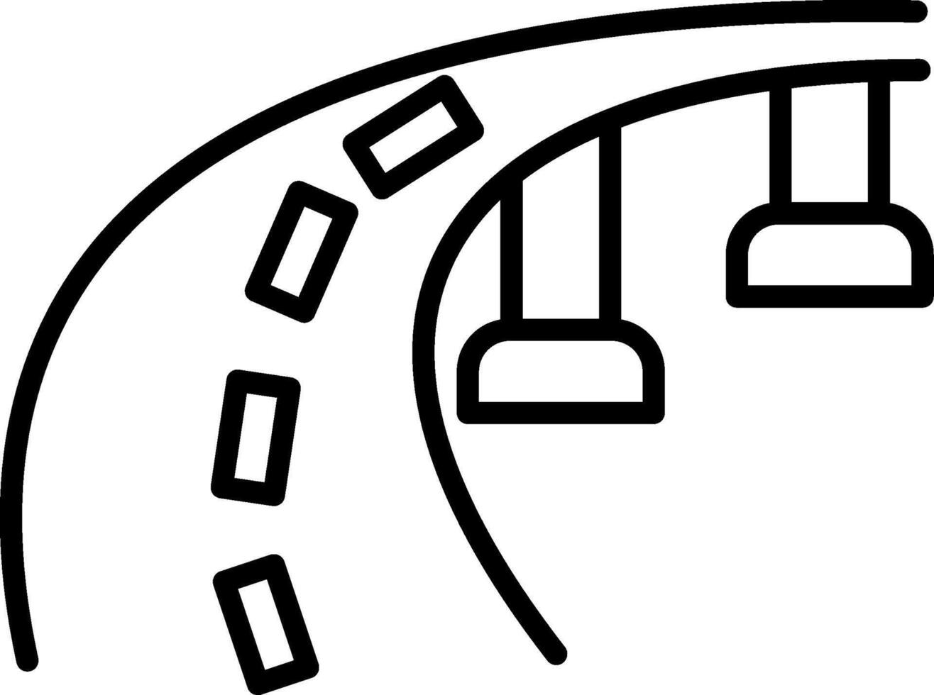 Road Line Icon vector