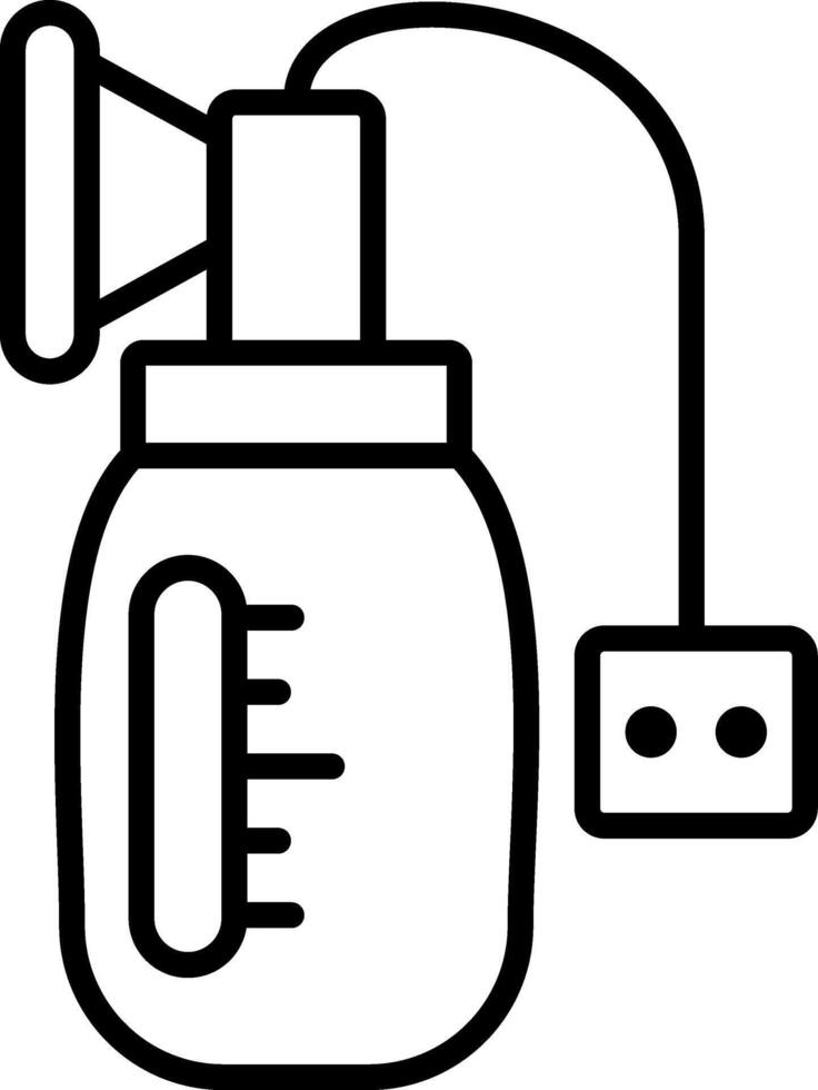 Breast Pump Line Icon vector