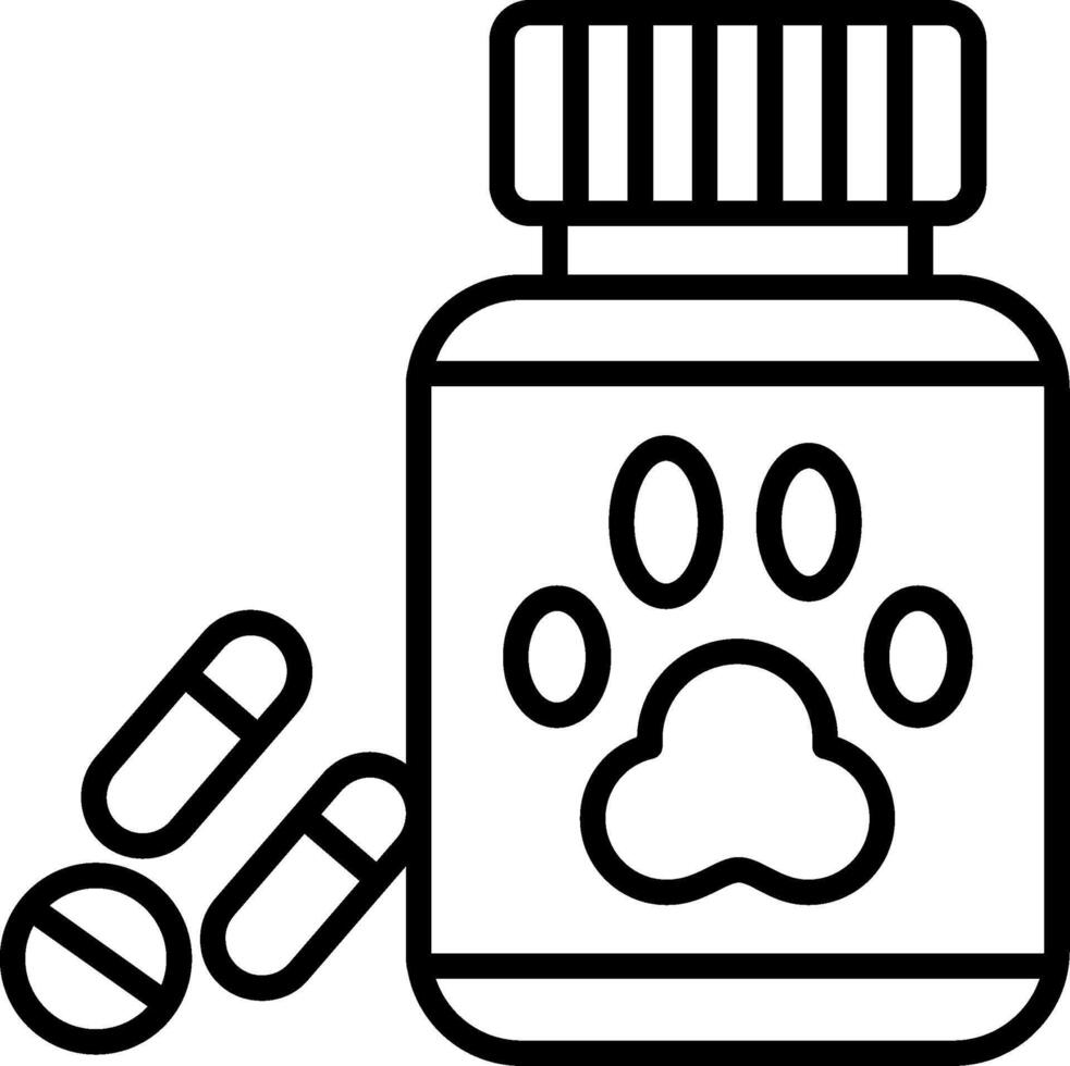 Medicine Line Icon vector
