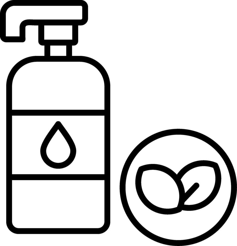 Lotion Line Icon vector
