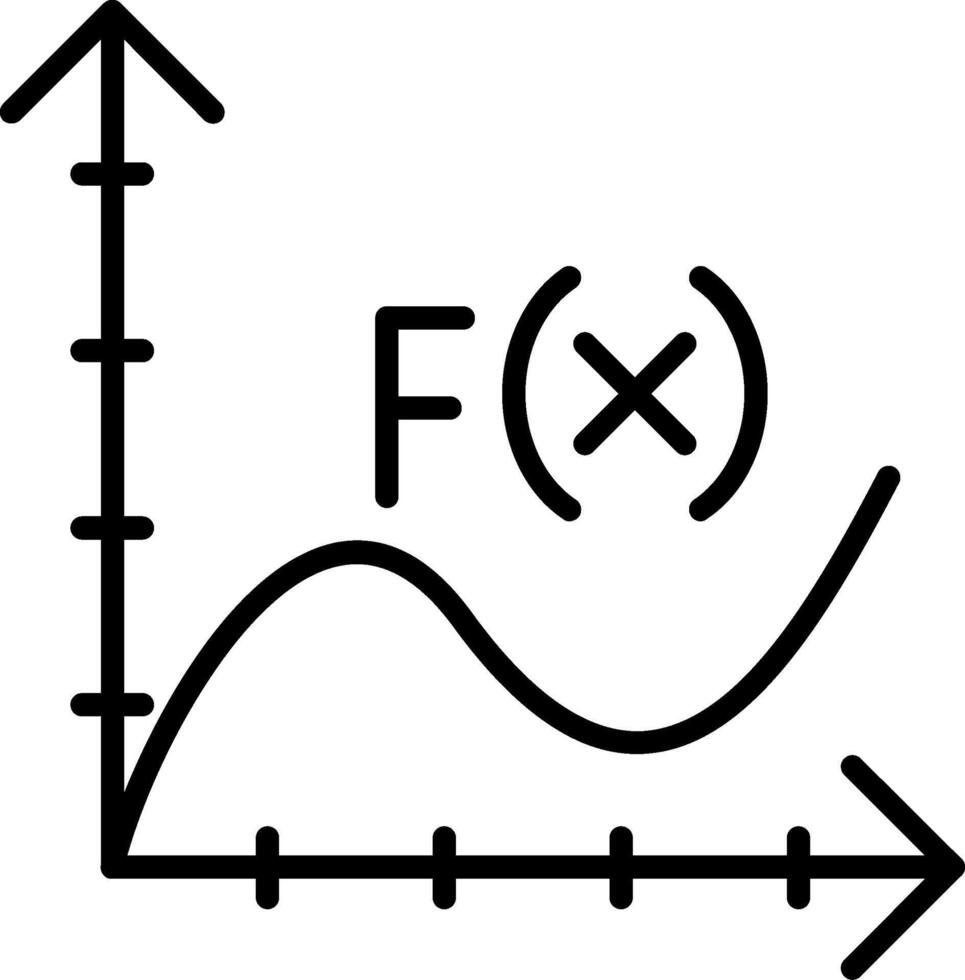 Calculus Line Icon vector