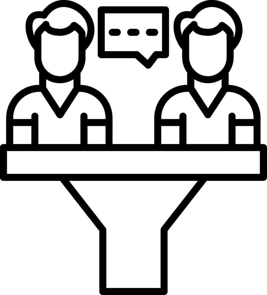 Conversion Line Icon vector