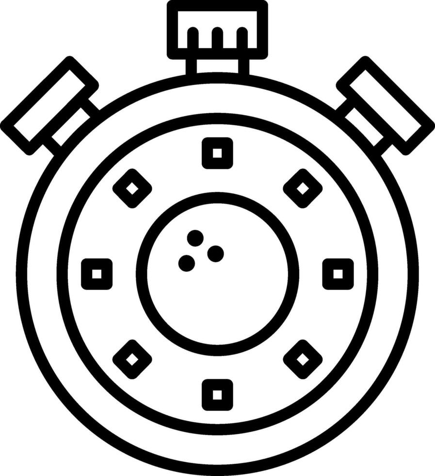 Timer Line Icon vector