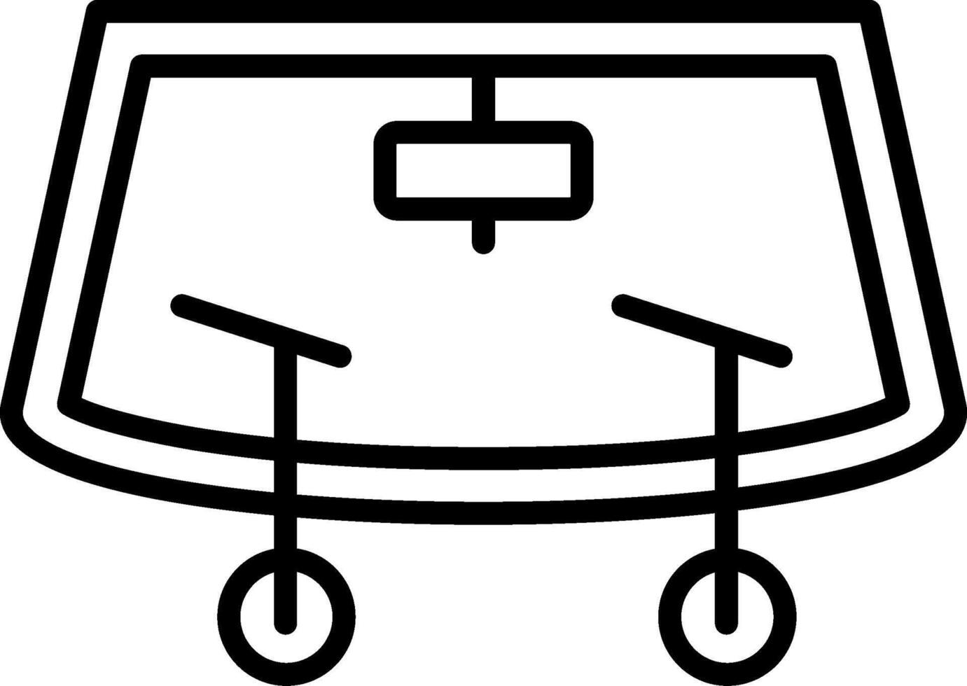 Wiper Line Icon vector