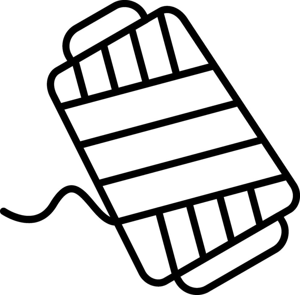 Roll Line Icon vector
