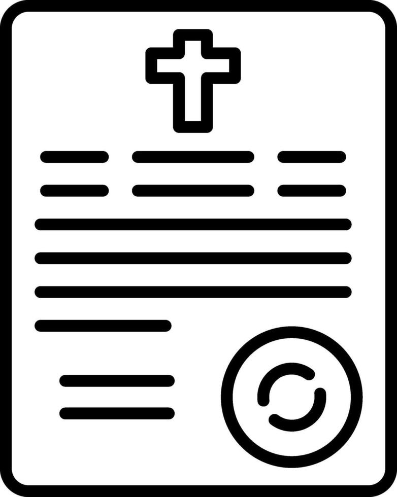 Will Line Icon vector