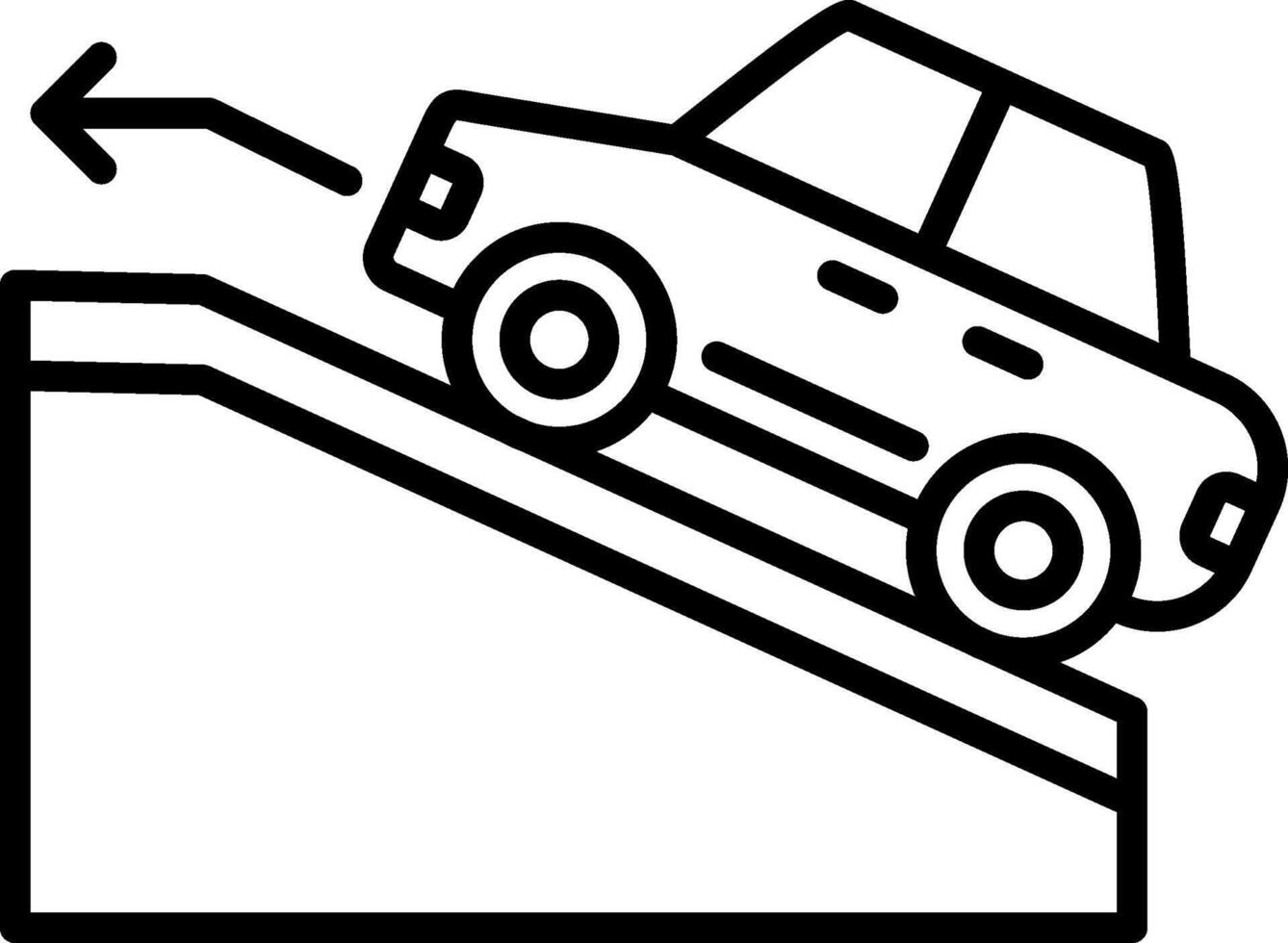 Road Line Icon vector
