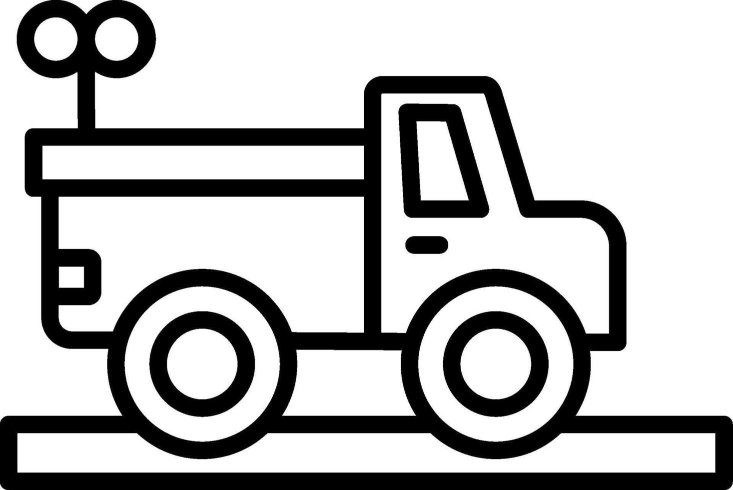 Truck Line Icon vector
