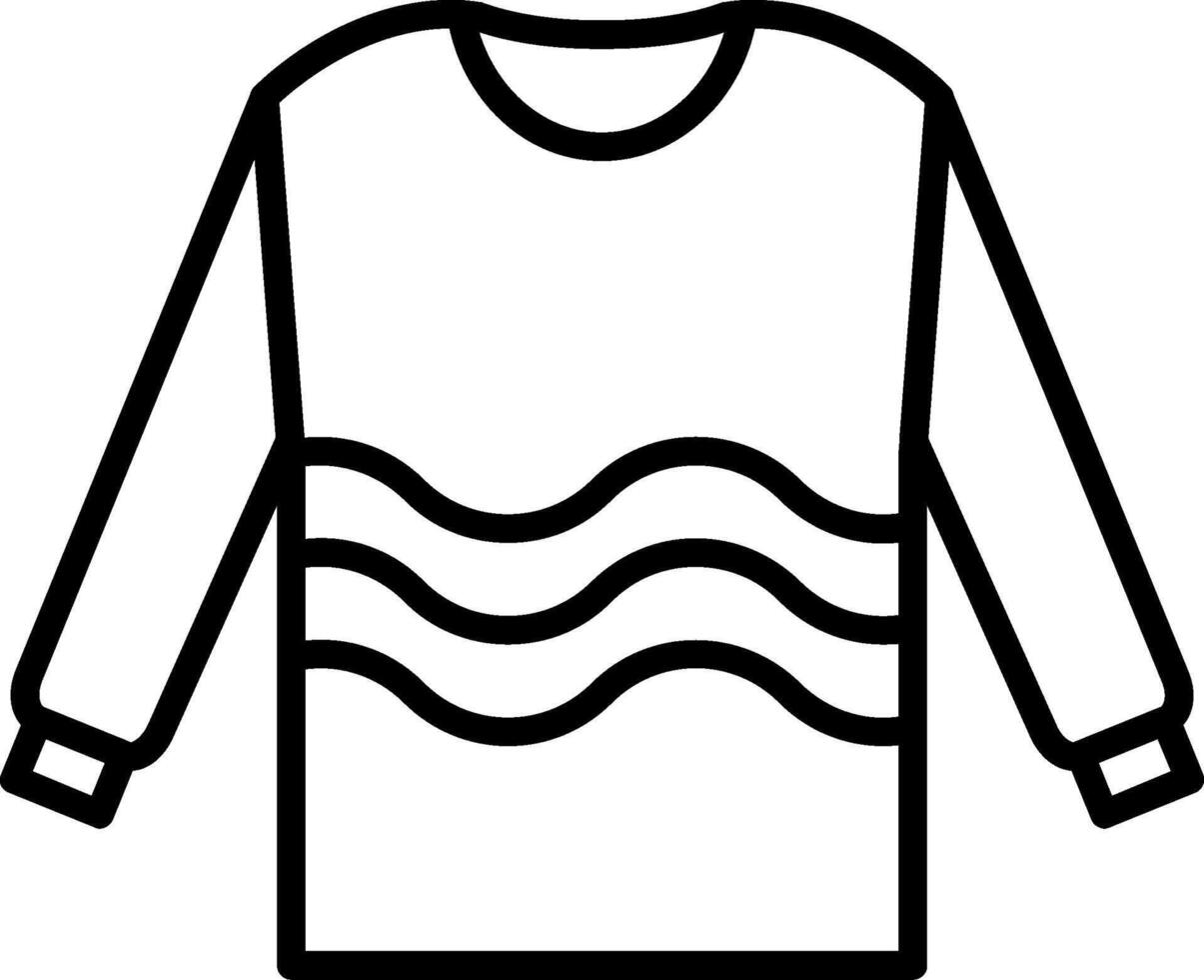 Mannequin Line Icon vector