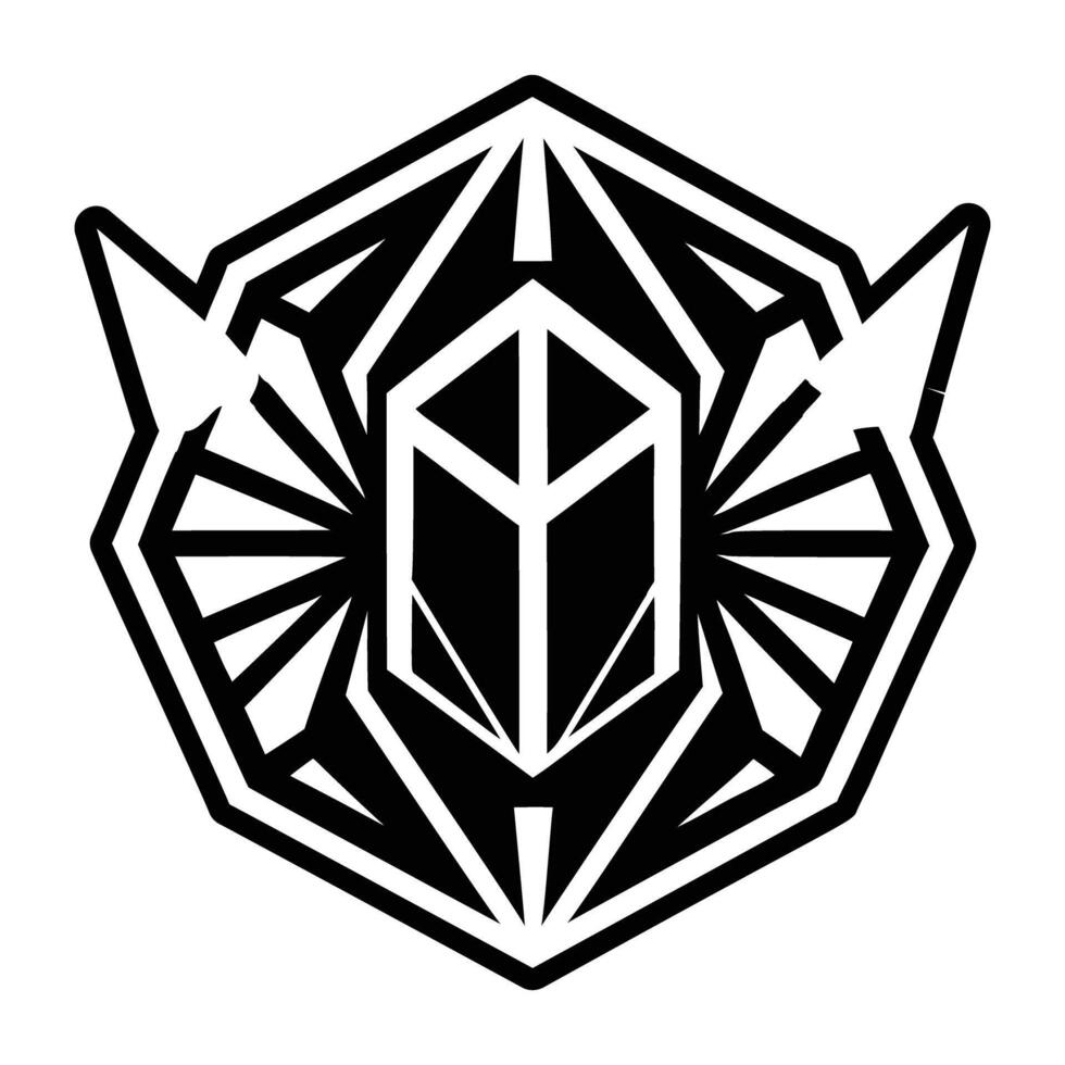 A glyph style icon of the alchemy symbol vector