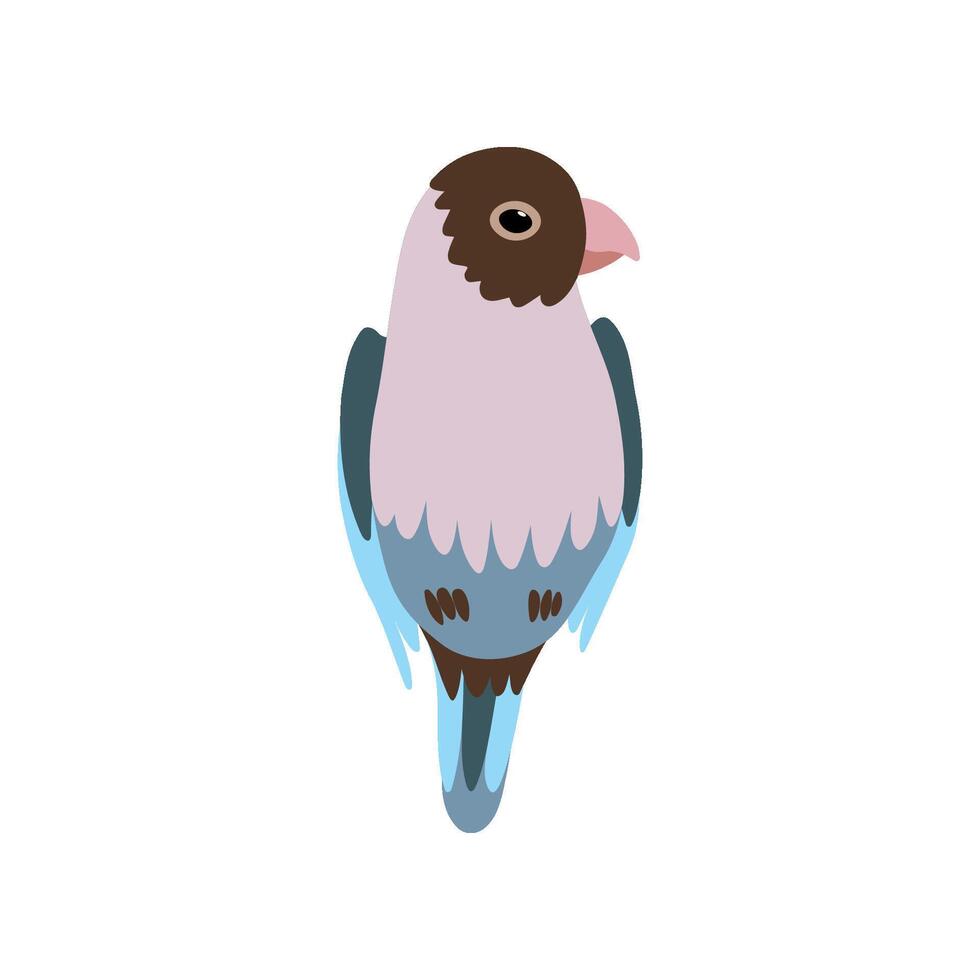 Little Bird, Cute Birdie Home Pet Illustration vector