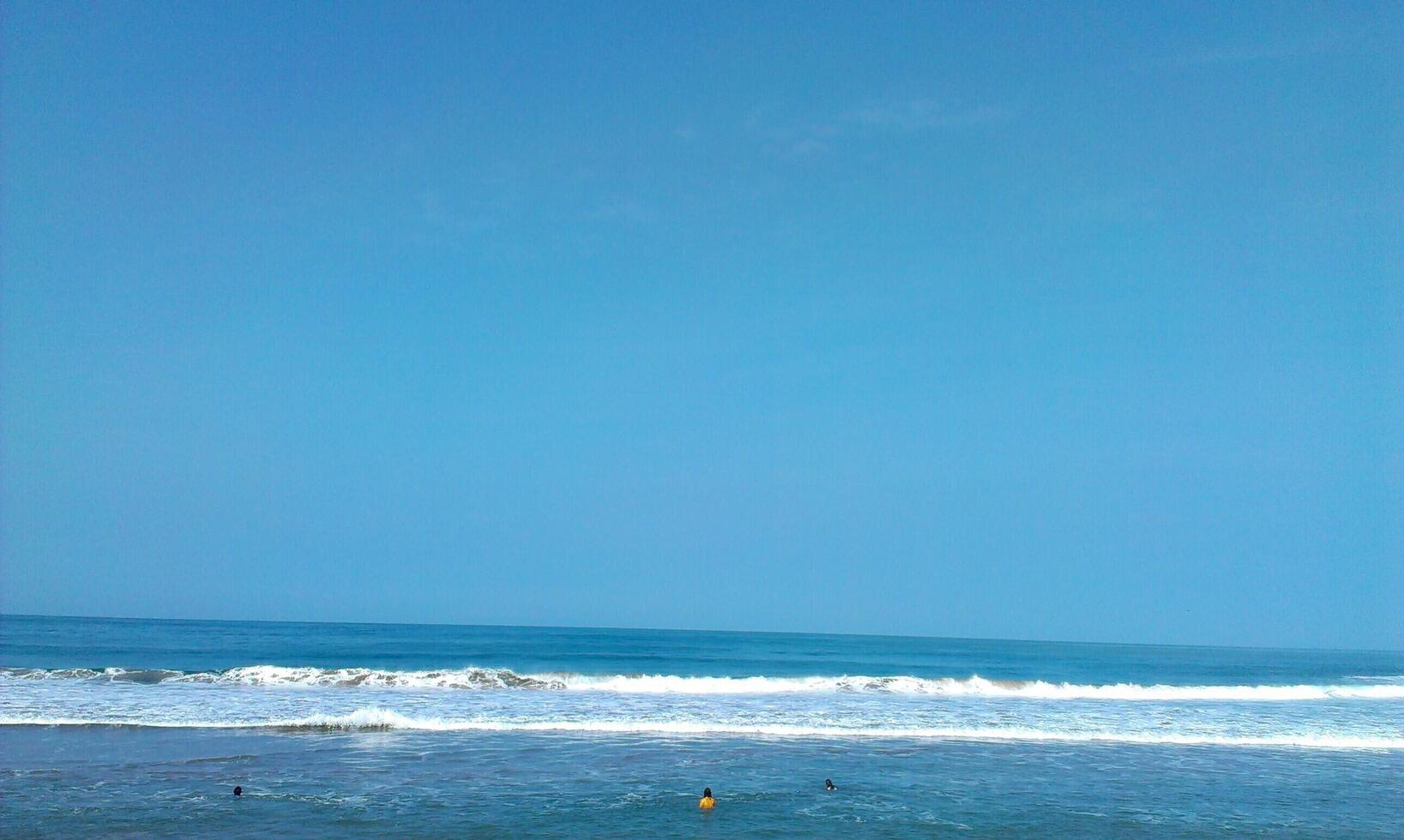 A person in the ocean photo