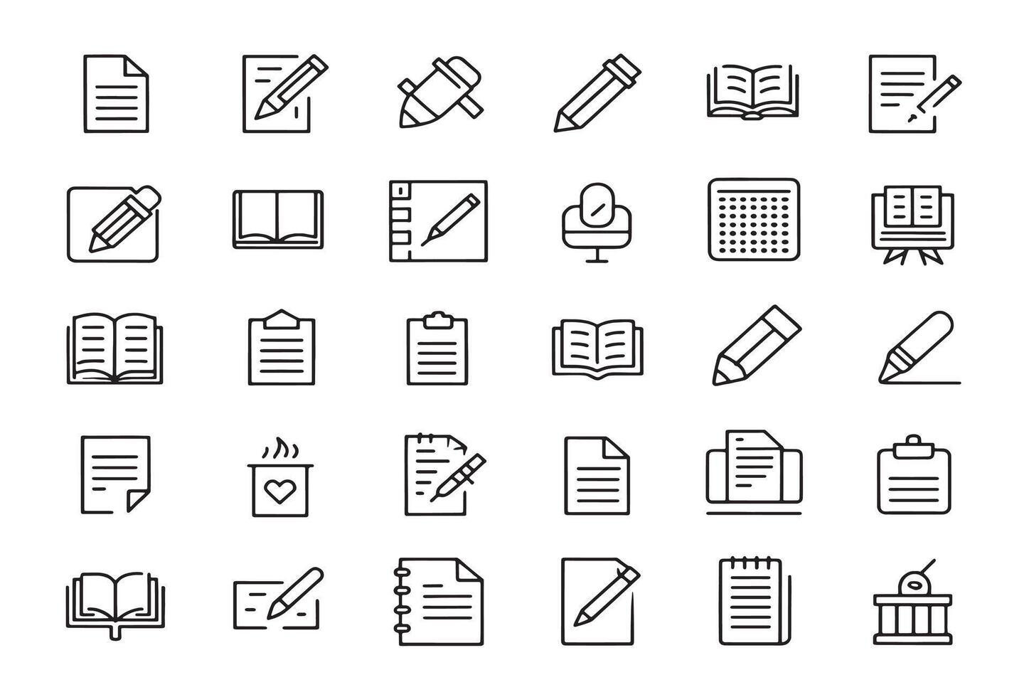 Writing Exercises Icon Fuel Your Imagination vector