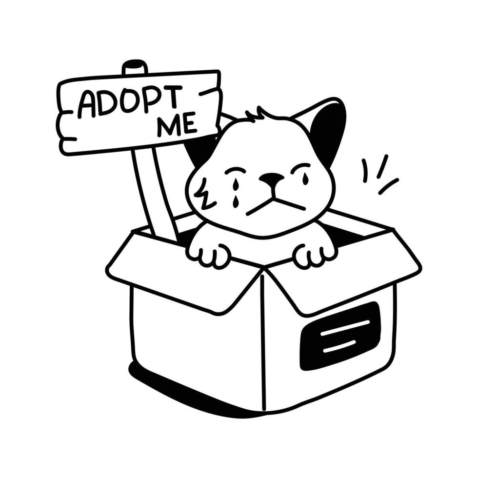 Finding a new home for pets in need of loving families vector