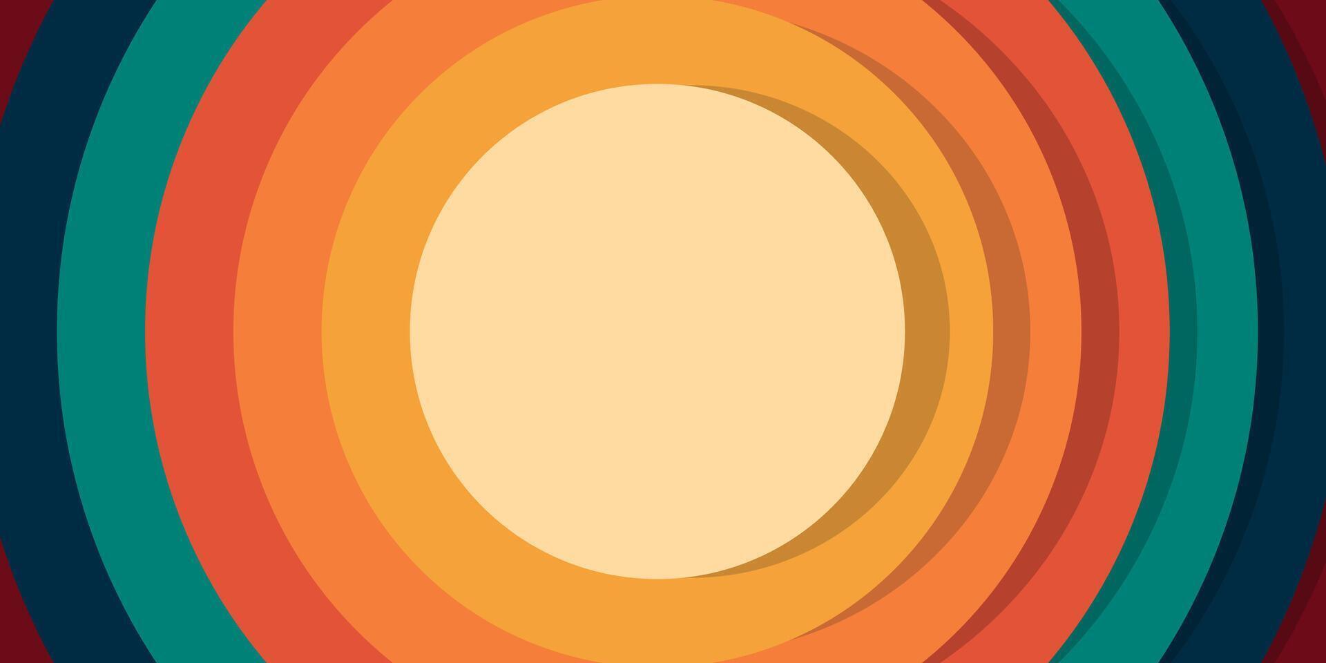 a colorful abstract background with a circular shape vector