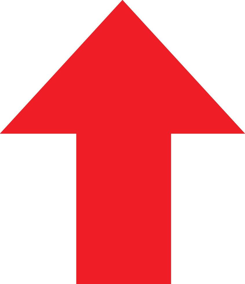 Modern up arrow icon design perfect for digital and print applications vector