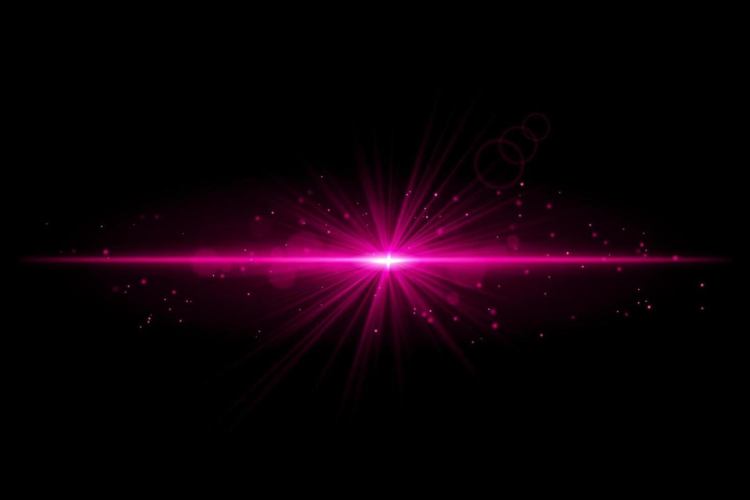Purple starburst. Radiant light beam, glowing particles, bright star effect, warm illumination, abstract lighting design, futuristic energy, decorative modern visual vector