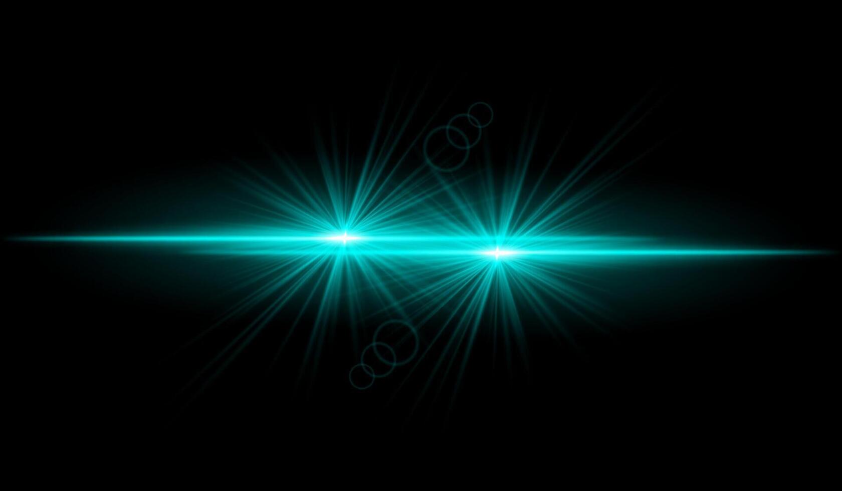 Dual Blue starburst. Bright intersecting beams, glowing particles, radiant light effects, warm illumination, abstract lighting design, futuristic energy, decorative visuals vector