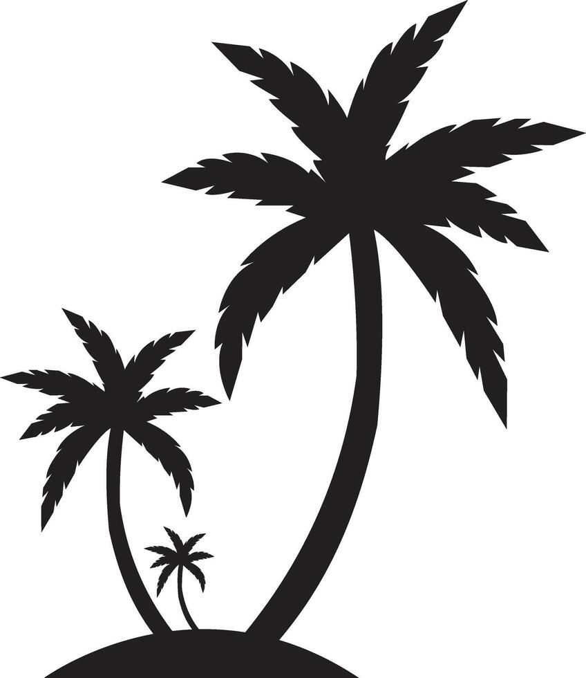 silhouette tree illustration vector