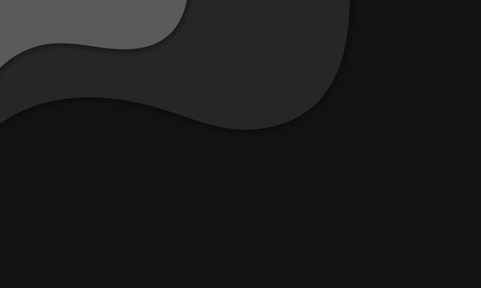 Abstract grayscale wavy layers background. vector