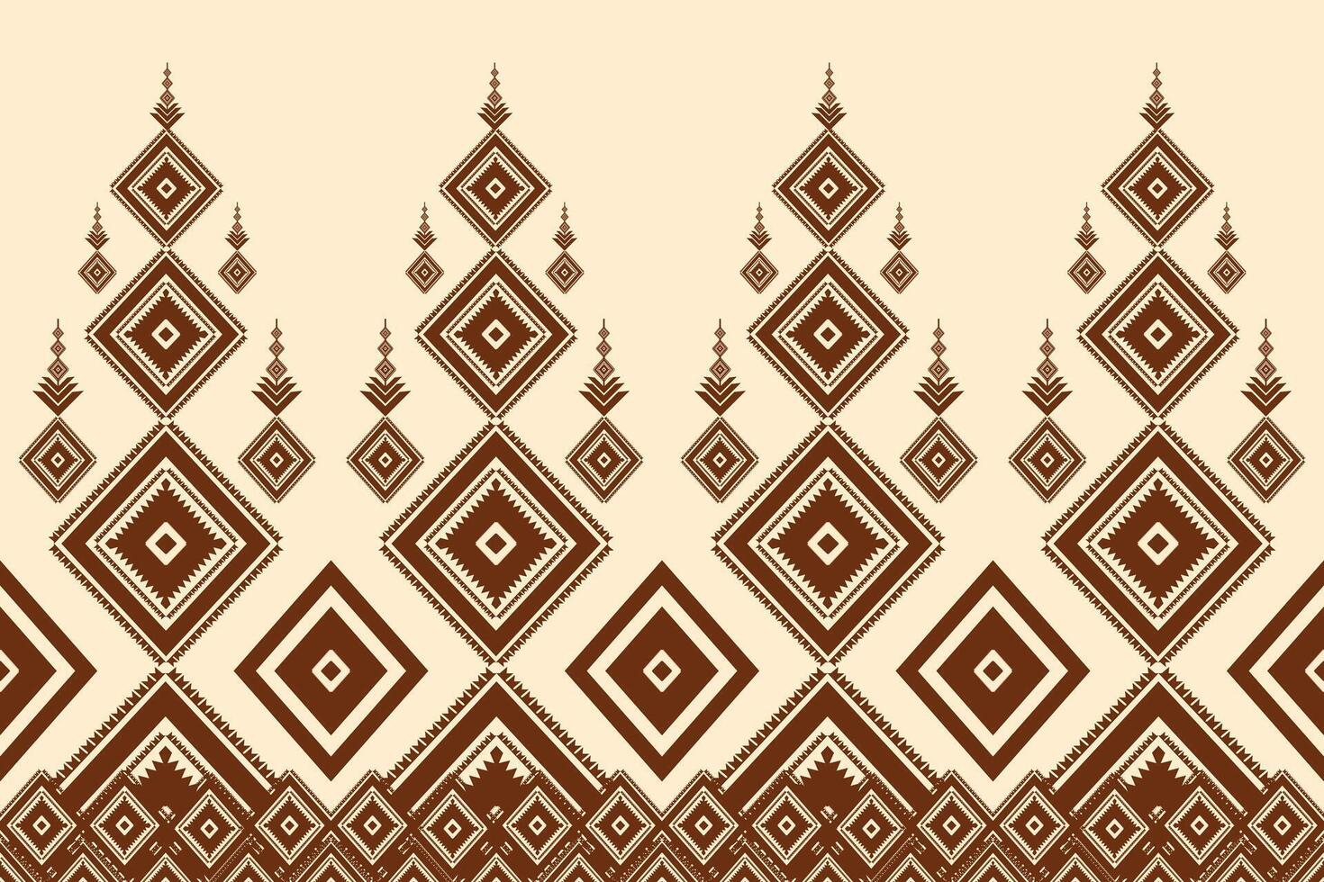 Retro Geometric Abstract ethnic pattern art. vector